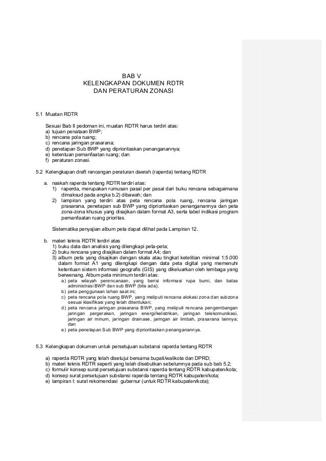 Contoh Surat Keterangan Zonasi