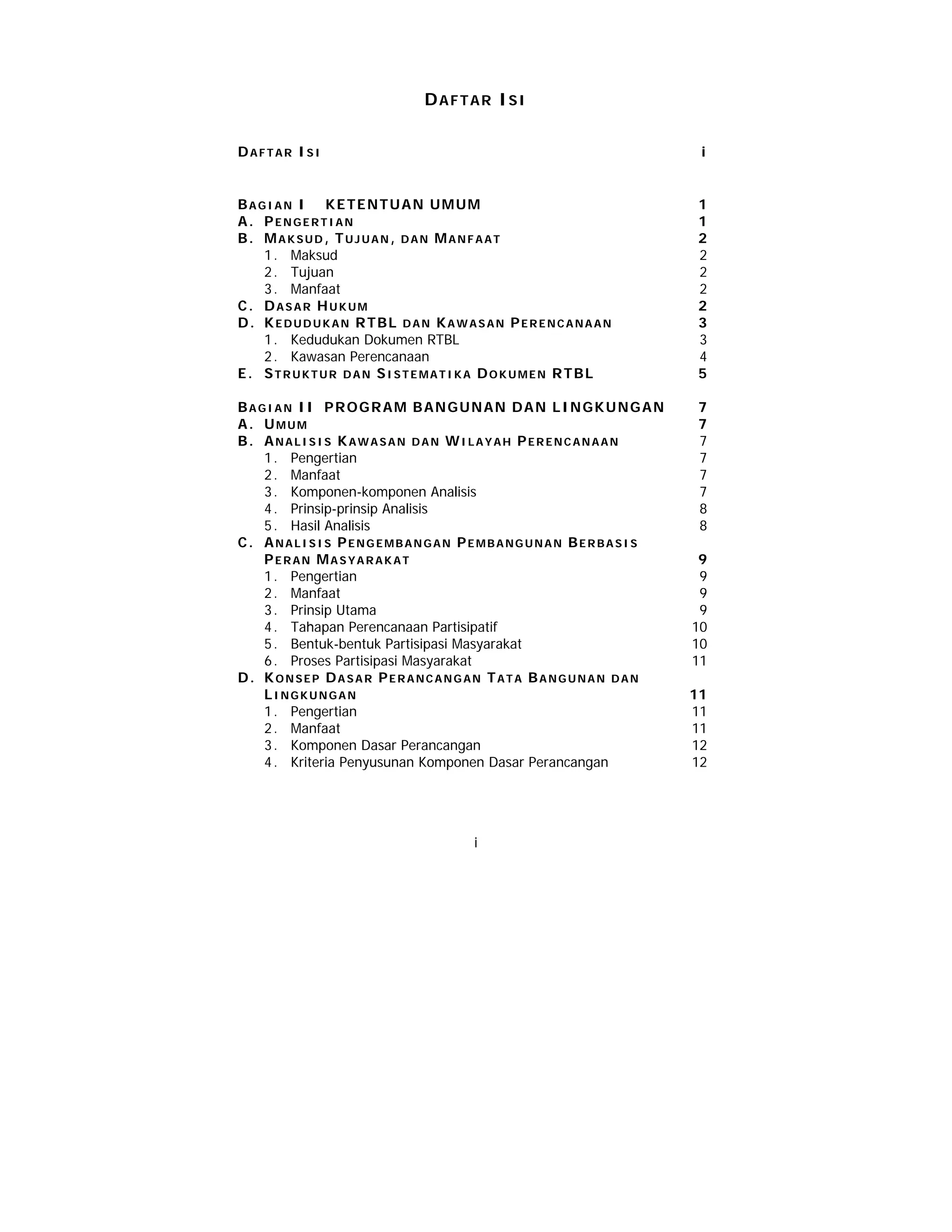 Usulan Rtbl Permen pu no. 6 th.2007 tt pedoman rtbl | PDF