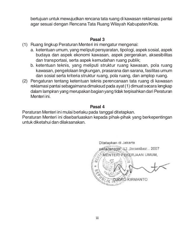 Permen pu no_40_tahun_2007
