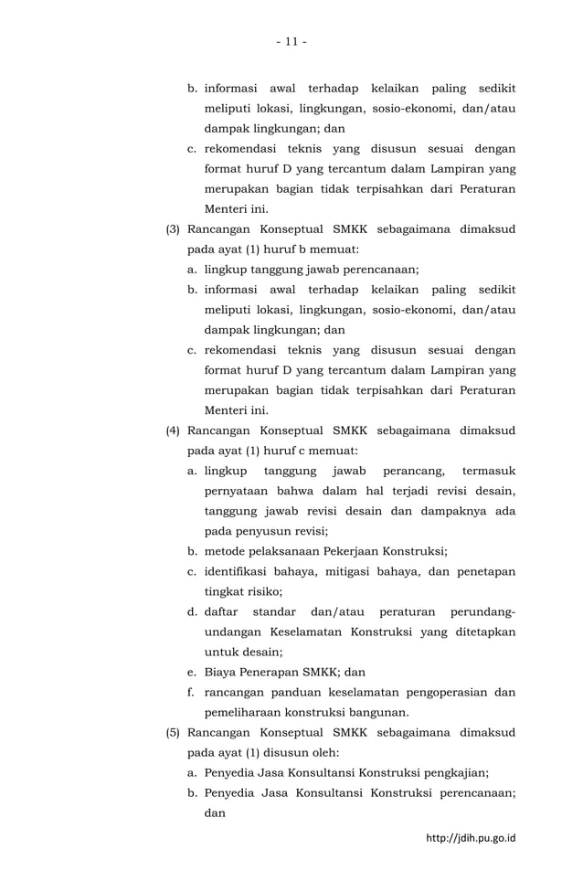 Permen pupr21 2019-smkk PERATURAN MENTERI PEKERJAAN UMUM DAN PERUMAHAN ...
