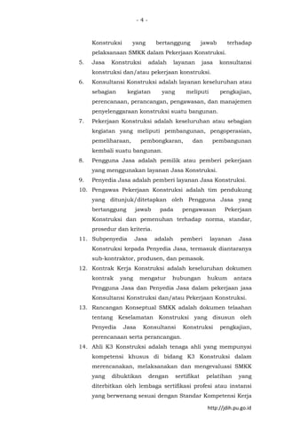 Permen pupr21 2019-smkk PERATURAN MENTERI PEKERJAAN UMUM DAN PERUMAHAN ...