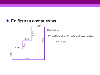 En figuras compuestas:
 
