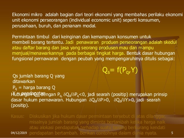 Permintaan Dan Penawaran