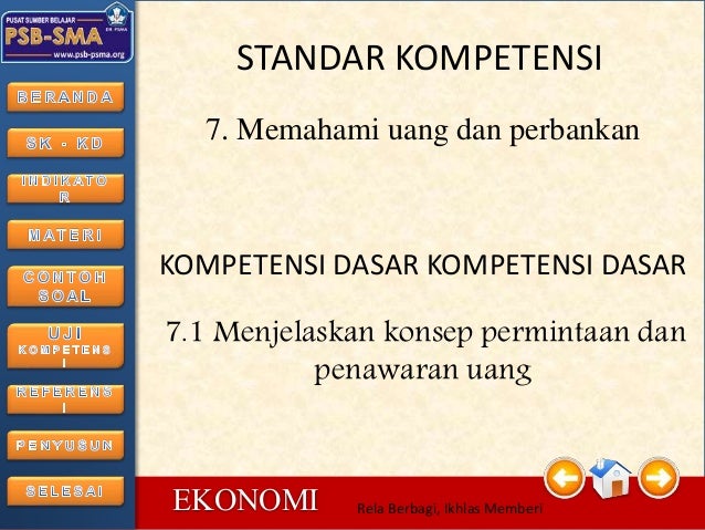 Permintaan Dan Penawaran Uang