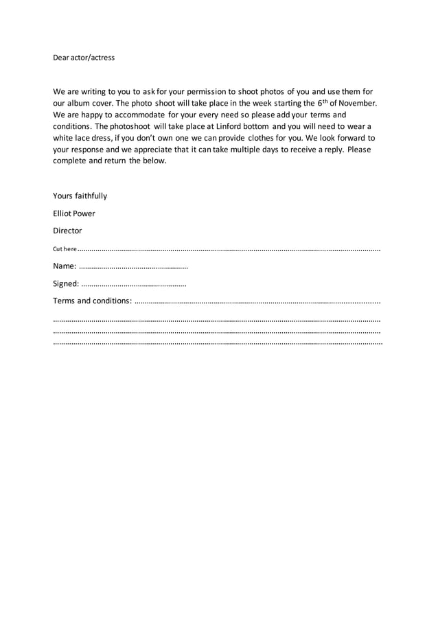 Permisiion slip unsigned | PDF