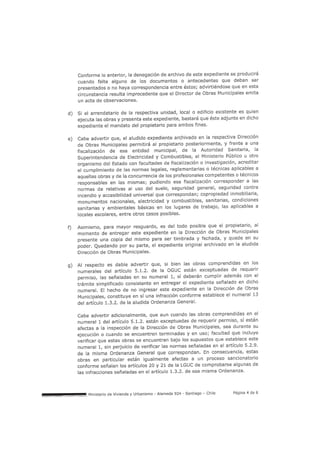 permiso de obras exentas de permiso de construcción