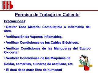 Permiso de Trabajo en Espacios ConfinadosPeligros Existentes: Asfixia, intoxicación, incendio y explosión, debido a las siguientes situaciones:Atmósfera Inerte (Deficiencia de Oxigeno)