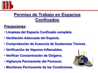Permiso de Trabajo Con Peligro EléctricoPrecauciones:El área de trabajo debe estar libre de humedad.