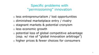 “Permissionless Innovation” & the Clash of Visions over Emerging Technologies