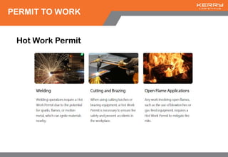 PERMIT TO WORK
Hot Work Permit
