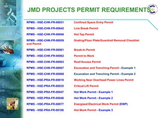 Line Break Permit Pdf Comprehensive Permit to Work Training for Jamnagar Manufacturing ...