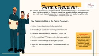 Permit Man Permit to work training ppt provide short | PPTX