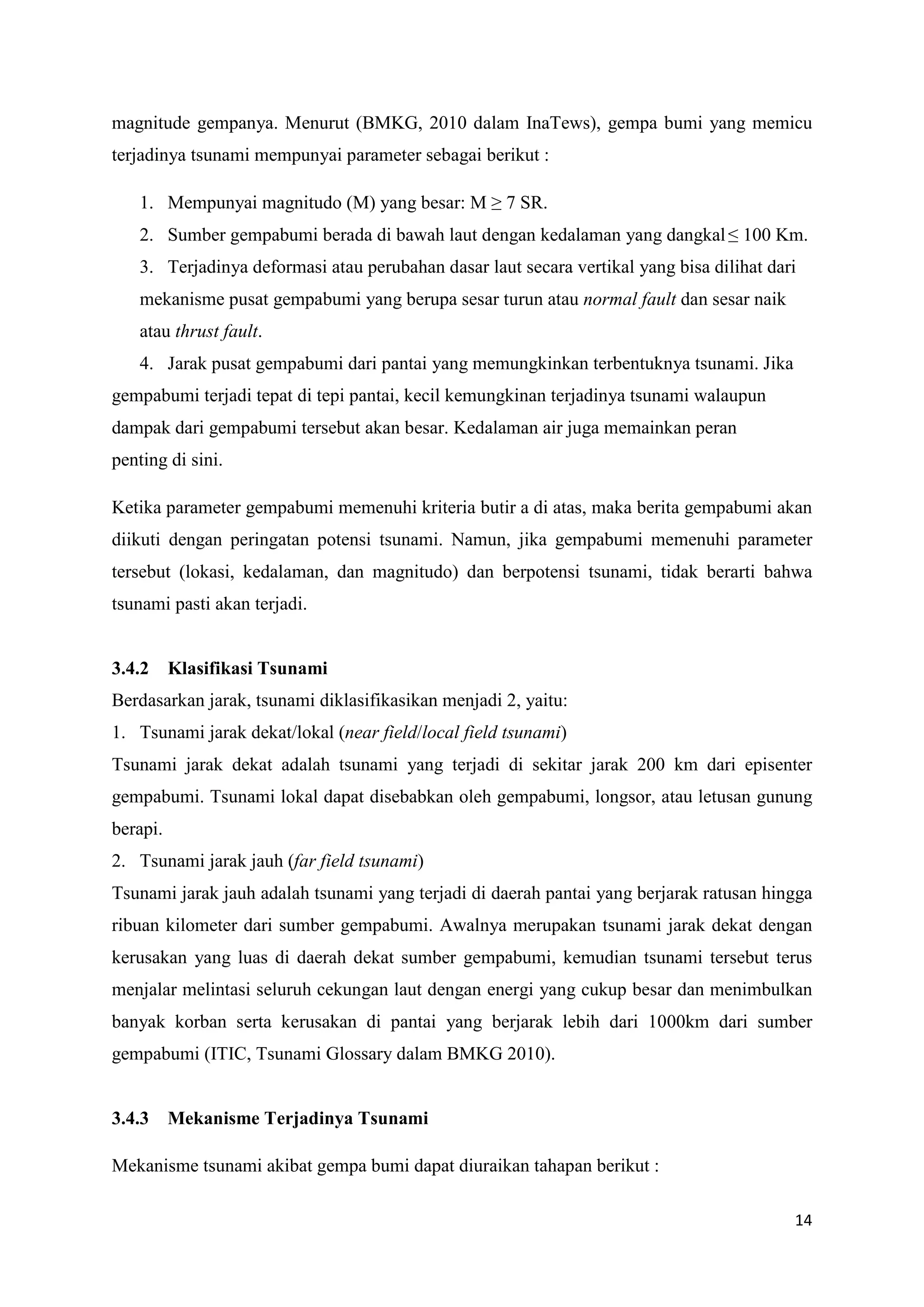 Permodelan Numerik untuk Menentukan Sebaran Run-Up Gelombang Tsunami di ...