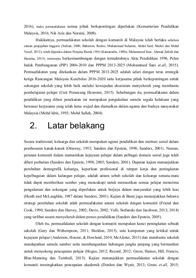 Permuafakatan Sekolah Dan Komuniti