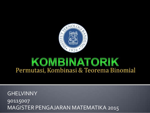 Permutasi Dan Kombinasi