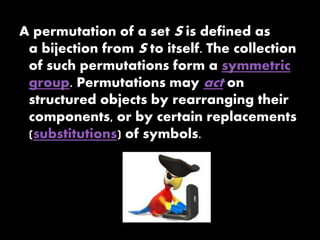 Permutation | PPTX | Programming Languages | Computing