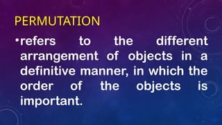 Permutation of distinct objects .pptx