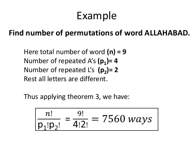 statistics without math Combination Permutation & statistics without math Combination Permutation &