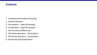 Comprehensive Guide to Permutation and Combination with Practice ...
