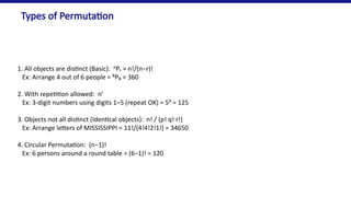 Comprehensive Guide to Permutation and Combination with Practice ...
