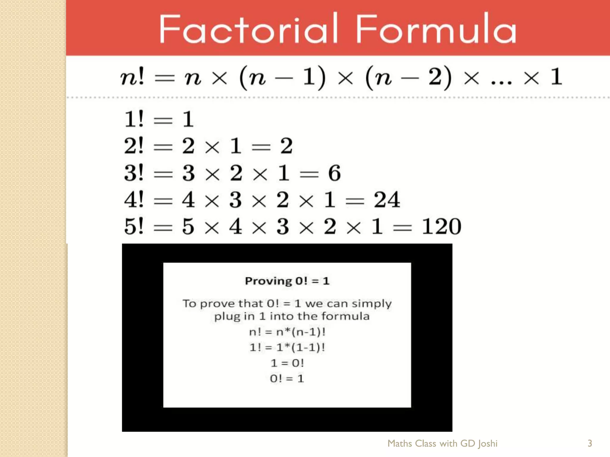 Maths Class with GD Joshi 3
 