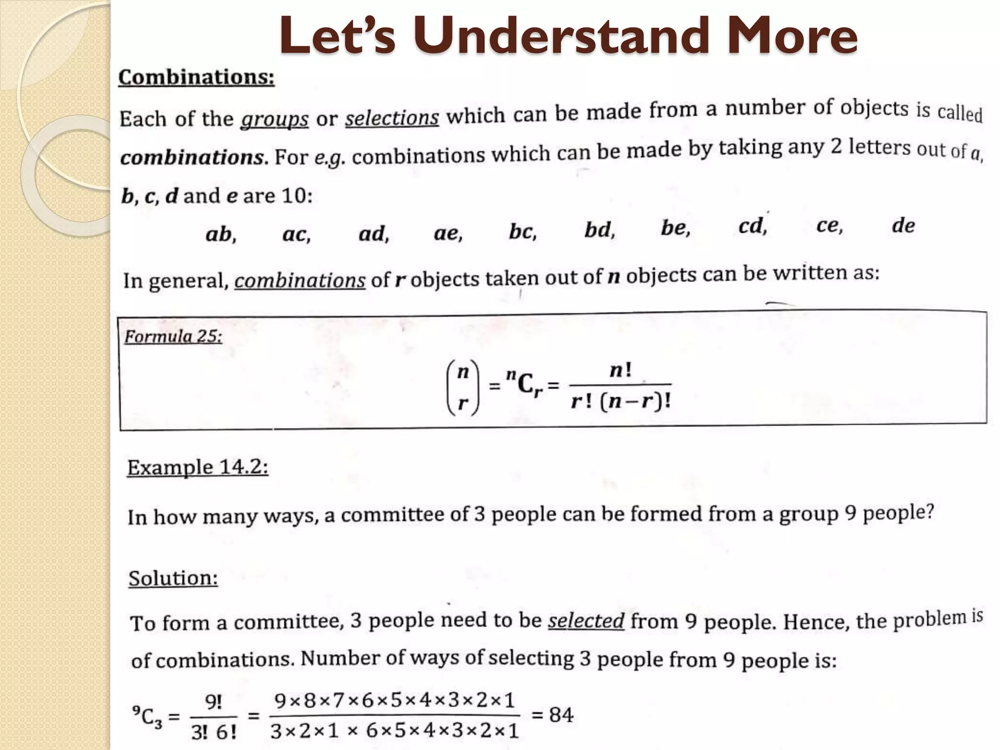 Let’s Understand More
Maths Class with GD Joshi 7
 