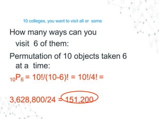 Permutations | PPTX