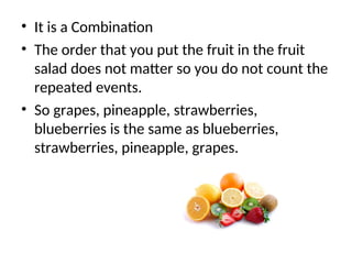 Combination Introduction Permutations-and-Combination introduction.ppt