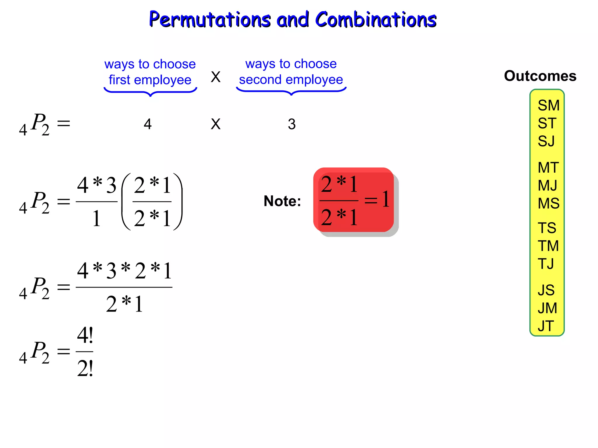 Permutations & Combinations | PPT