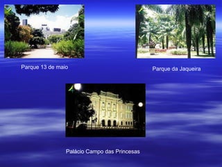 Parque 13 de maio Parque da Jaqueira Palácio Campo das Princesas 