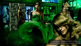 Perrier-Jouet on trade activation across key
global markets to improve visibility and trial
 