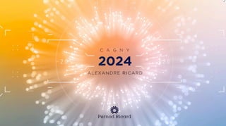 Pernod Ricard presentation at CAGNY 2024