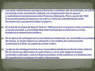 Insolidaridad internacional + crisis económica = pérdida confianza democracia
Apoyo a partidos extremistas – radicalización de muchos partidos políticos
Triunfo del extremismo político
 Partidos comunistas:
 Apoyo de obreros y campesinos que sufren la crisis.
 La Unión Soviética es el modelo a seguir.
 Partidos de extrema derecha:
 Apoyo de clases medias y burguesía.
 Sacar a sus países de la crisis.
 Evitar la revolución comunista.
 Desarrollo de partidos de tipo fascista.
 Nueva oleada de dictaduras:
 Portugal (Salazar), Austria (Dollfus), Grecia (Metaxas)
 Alemania (régimen nazi de Hitler)
 