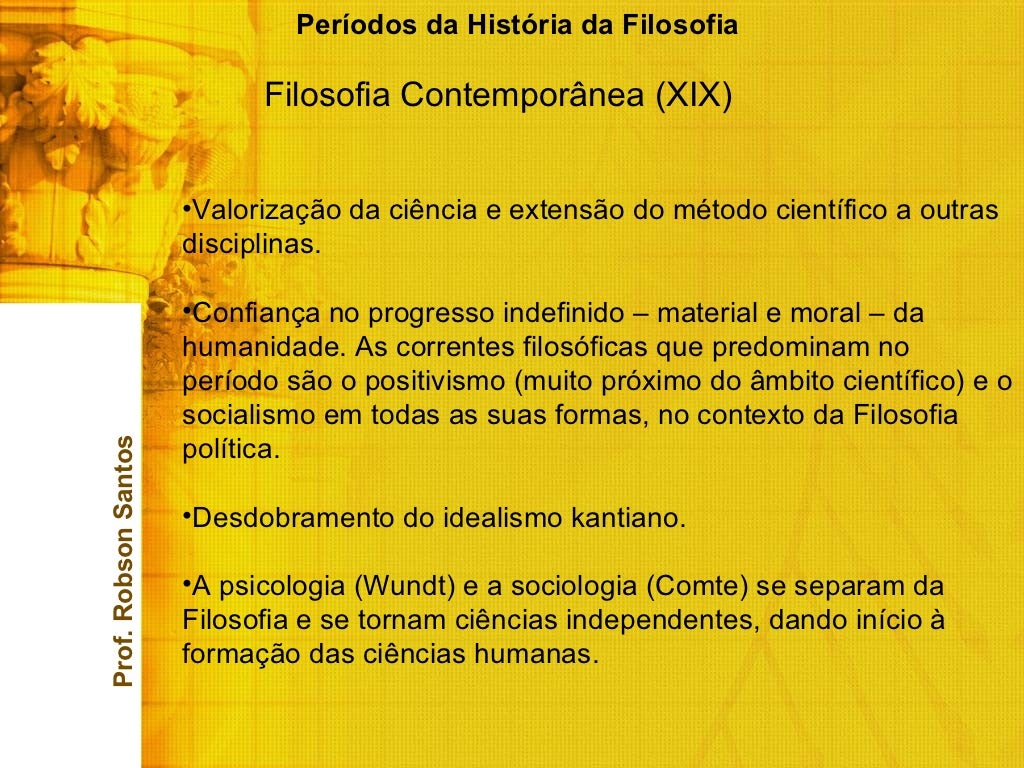 Na História Da Filosofia Apresentam se Três Principais Concepções