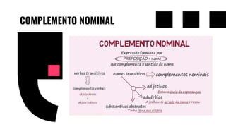 COMPLEMENTO NOMINAL
 