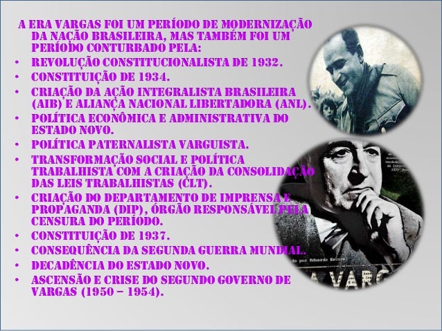 Período vargas 1930 1945