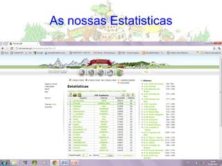 As nossas Estatisticas 