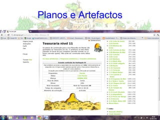 Planos e Artefactos 
