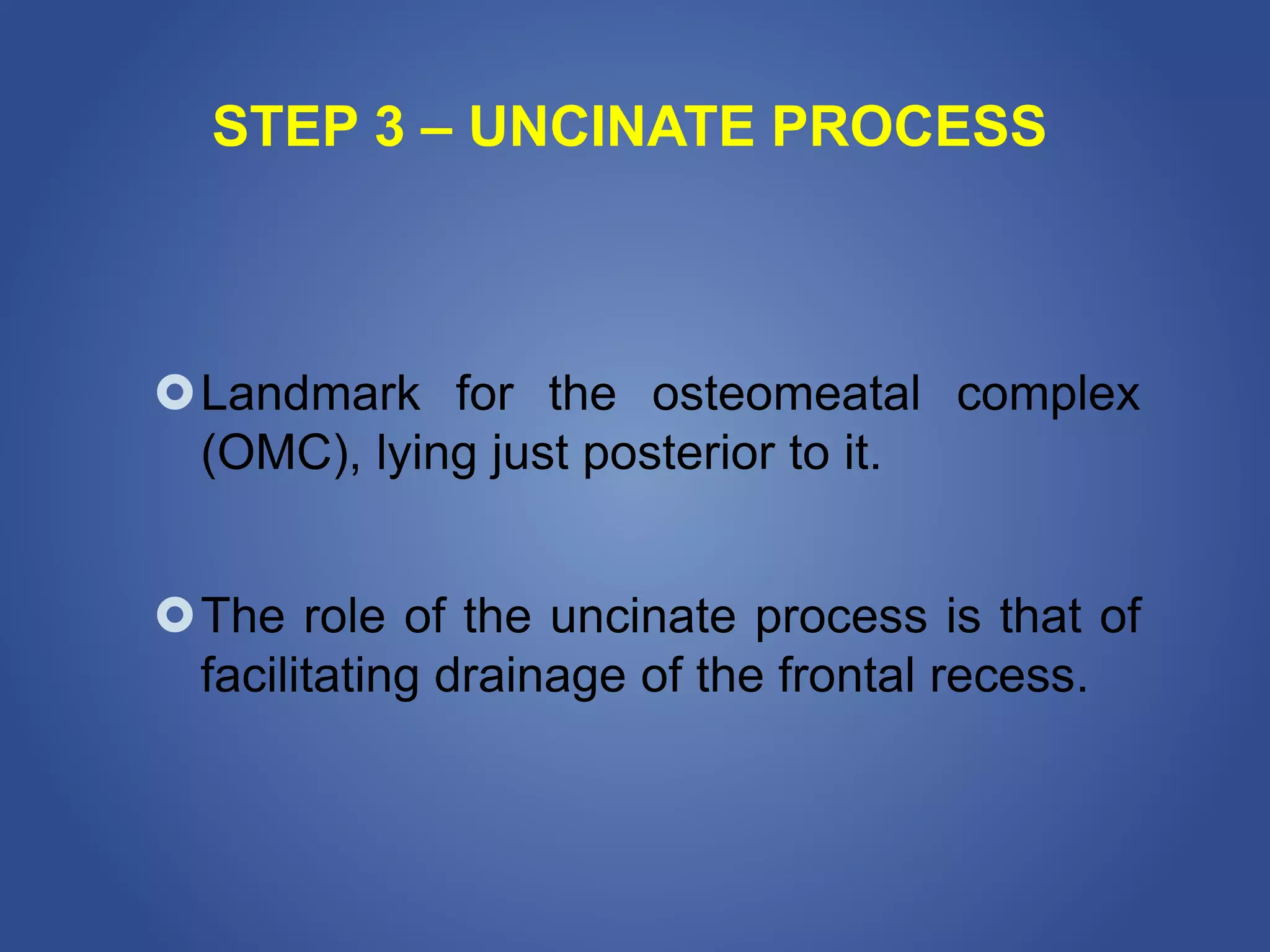 Omc Complex Peroperative PNS CT - A 10-steps evaluation | PPTX