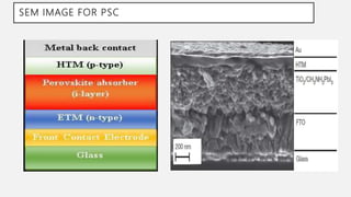SEM IMAGE FOR PSC
 