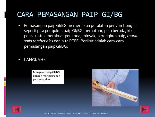Perpaipan Laksanakan Penyambungan Paip Dan Injap