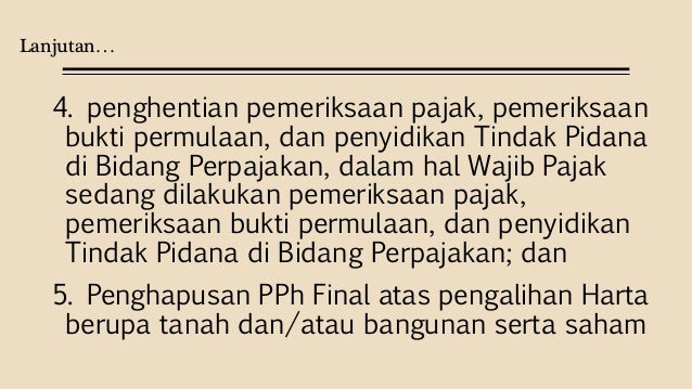 Perpajakan opsi saham yang dilakukan
