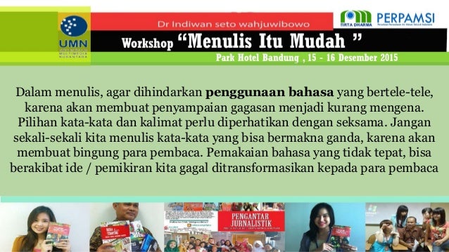 Workshop Junalistik Indiwan untuk Perpamsi Workshop Junalistik Indiwan untuk Perpamsi