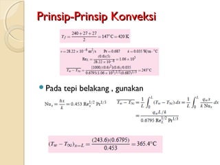 Prinsip-Prinsip KonveksiPrinsip-Prinsip Konveksi
Pada tepi belakang , gunakan
 