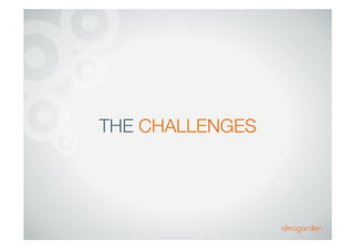 THE CHALLENGES
 