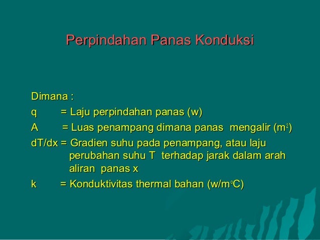 Perpindahan Panas Bu Lidia