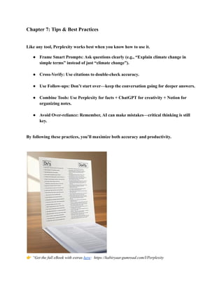 eBook Perplexity AI – The Future of Intelligent Search and Research | PDF