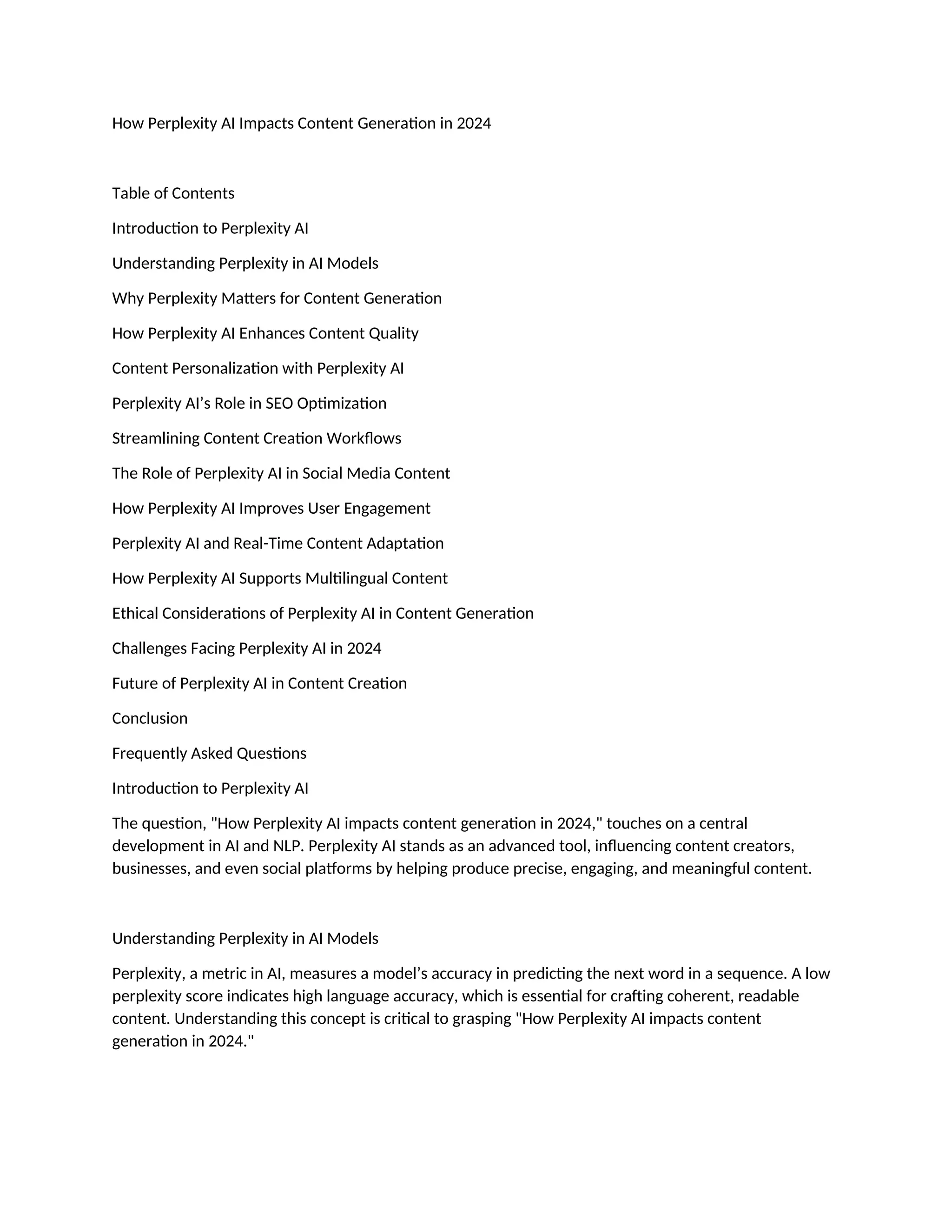 How Perplexity AI Impacts Content Generation in 2024.docx