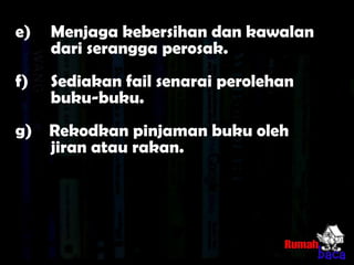 PenggunaBukuPerpustakaanKeluargaJiranSaudara-mara & kawananak-anak(peraturanlebihterperinci)(peraturanterperinci)Ahlikeluarga(peraturanringkas)