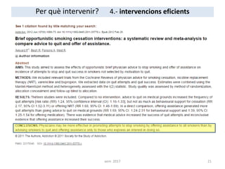 Per què intervenir? 4.- intervencions eficients
21aem 2017
 